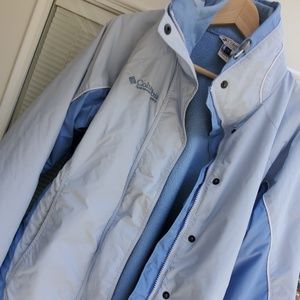 Columbia Core Interchange Women's blue coat SMALL